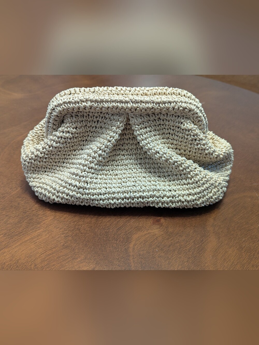 Raffia Dumpling Bag